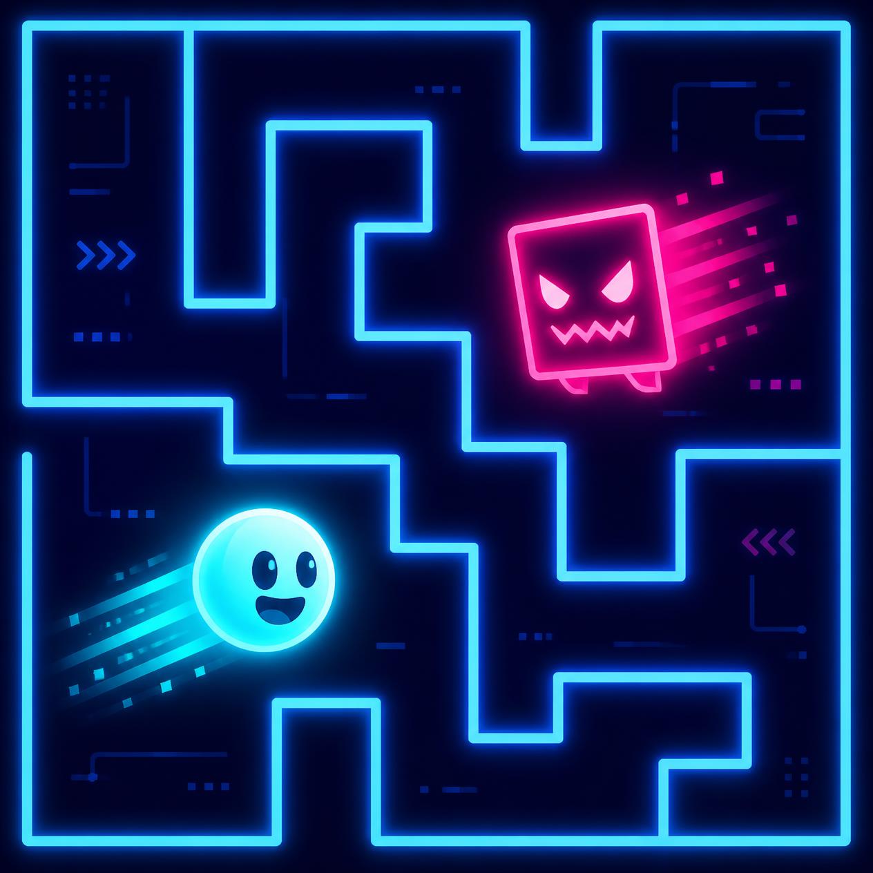 NEON MAZE RUNNER
